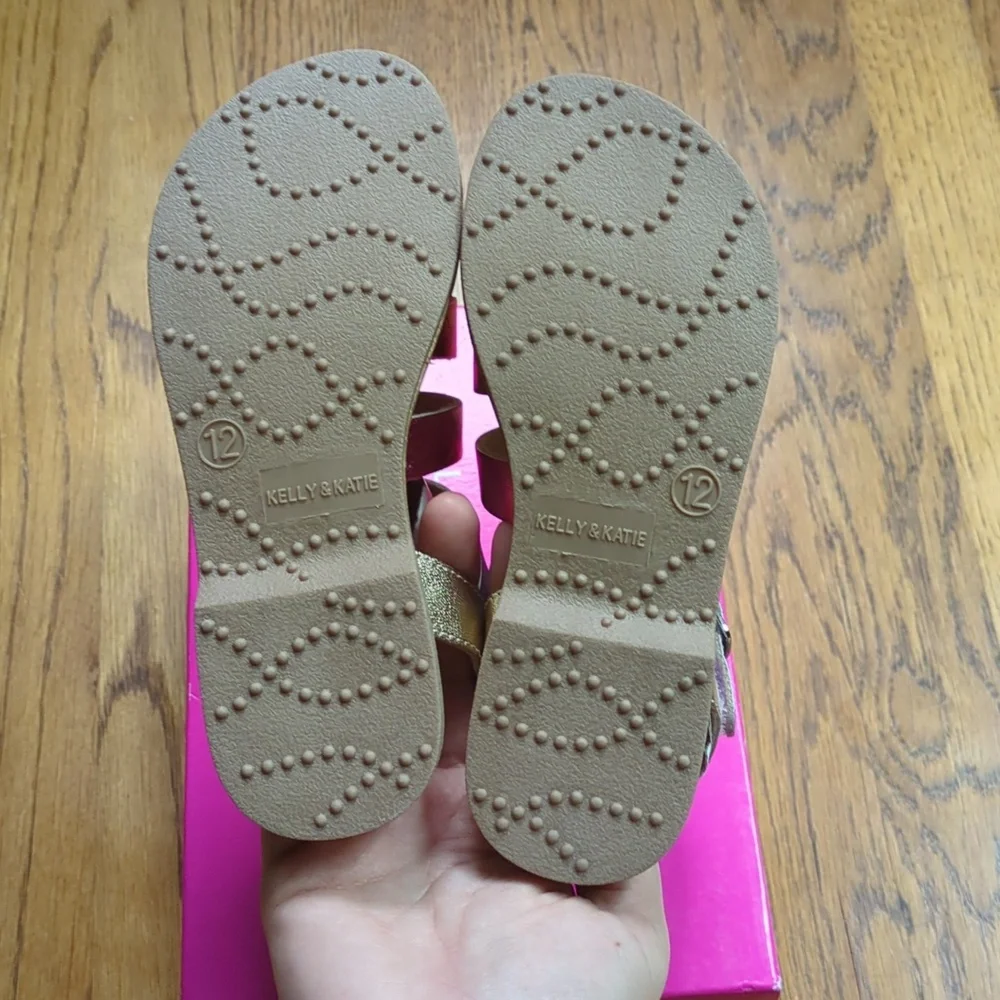 NIB Kelly & Katie Chloe Gladiator Rainbow Sandal Size 12T